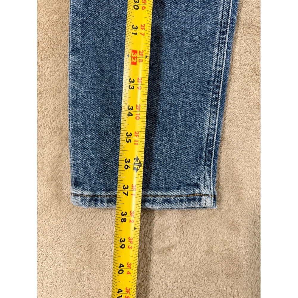AGOLDE Nico High Rise Distressed Jeans Women's Size 28 Blue slim Fit EUC - Picture 9 of 10